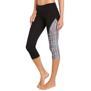 MARA HOFFMAN Small  Active Voyager Crop Legging Black